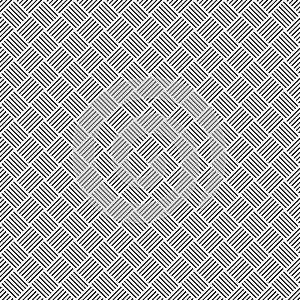 Geometric seamless pattern with black and white cross lines, monochrome braided ornament, classical hatching, graphic texture. Dec photo